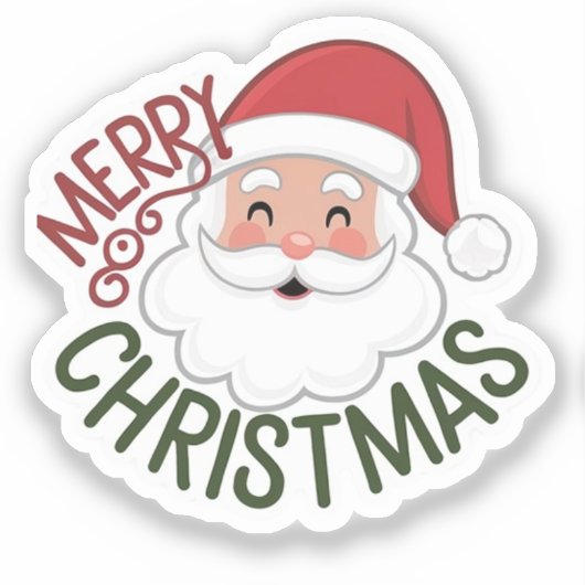 Merry kermas sticker (Voorkant)