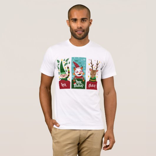 Merry kermas t-shirt (Voorkant volledig)