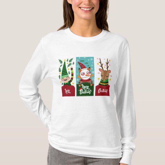 Merry kermas t-shirt (Voorkant)