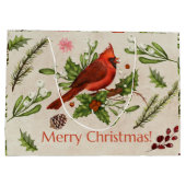 Merry kerrode kardinaal groot cadeauzakje (Achterkant)