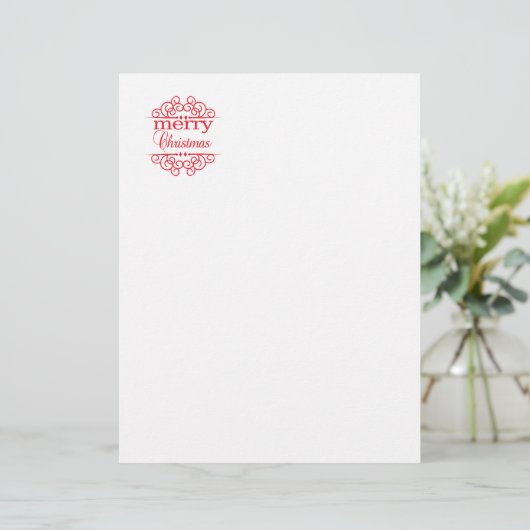 Merry kerst (Staand voorkant)