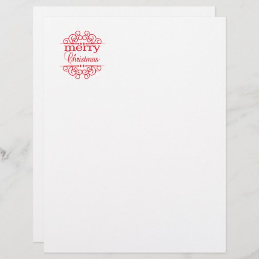 Merry kerst (Voorkant / Achterkant)