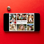 Merry kerst 6 Foto Collage Feestdagen Kaart