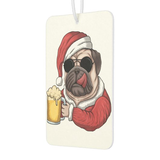 Merry kerst Air Freshener | Cadeaubont Hondenliefh Luchtverfrisser (Links)