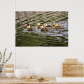 Merry kerst Baby Geese Poster (Keuken)