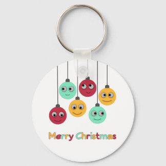 Merry kerst Baubles Sleutelhanger
