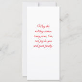 Merry kerst Black American Woman Card (Achterkant)