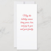 Merry kerst Black American Woman Card (Achterkant)
