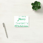 Merry kerst braille stippen, xmas topjes, vakantie post-it® notes (Kantoor)