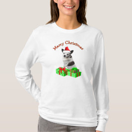 Merry kerst Chihuahua T-shirt