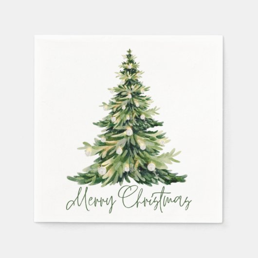 Merry kerst Cocktail Napkins Servet (Voorkant)