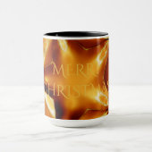 Merry kerst Copper Gold Shiny Star Mok (Midden)