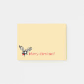 Merry kerst Crazy Red Nosed Reindeer Post-it® Notes (Voorkant)