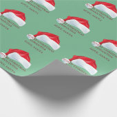 Merry kerst Custom Love Cadeaupapier (Hoek)