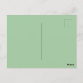 Merry kerst Cute Frosty Snowman Briefkaart (Achterkant)