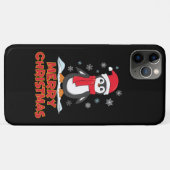 Merry kerst Cute Penguin Case-Mate iPhone Case (Achterkant (horizontaal))