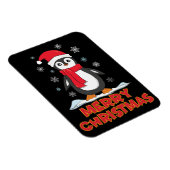 Merry kerst Cute Penguin Magneet (Rechterzijde)