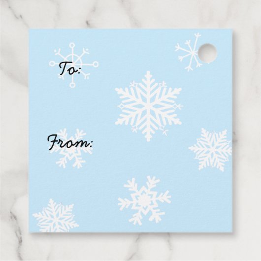 Merry kerst Cute Plump Snowman Bedankjes Labels (Achterkant)