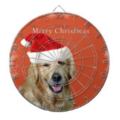 Merry kerst Doggy Dartbord (Voorkant)