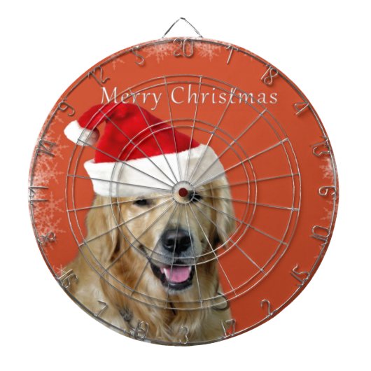 Merry kerst Doggy Dartbord (Voorkant)