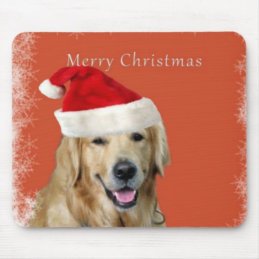 Merry kerst Doggy Muismat (Voorkant)