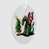 Merry kerst Dragon Ornament (voorkant)