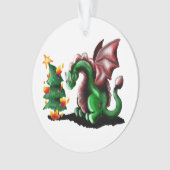 Merry kerst Dragon Ornament (voorkant)