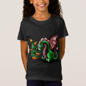Merry kerst Dragon T-shirt (Voorkant)