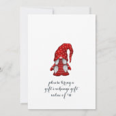 Merry Kerst Dwergjes Kerstfeestje Kaart (Achterkant)