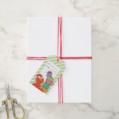 Merry kerst Elmo Cadeaulabel (Met Touw)