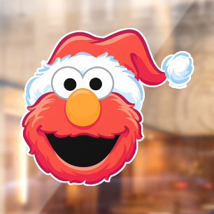 Merry kerst Elmo Raamsticker