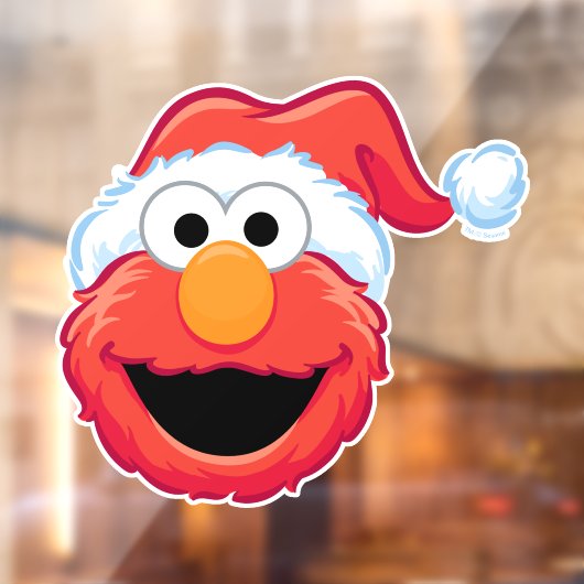 Merry kerst Elmo Raamsticker (Vel 2)