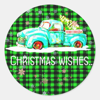 Merry kerst Envelope Seals Sticker