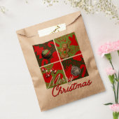 Merry kerst Favor Bag Bedankzakje (Gezegeld)