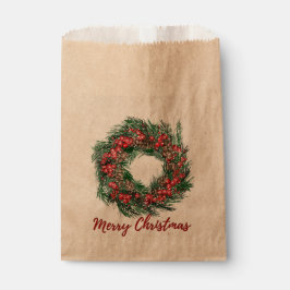 Merry kerst Favor Bag Bedankzakje