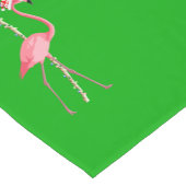 Merry kerst Flamingo Korte Tafelloper (Hoek)