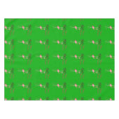 Merry kerst Flamingo Tafelkleed (Voorkant (Horizontaal))