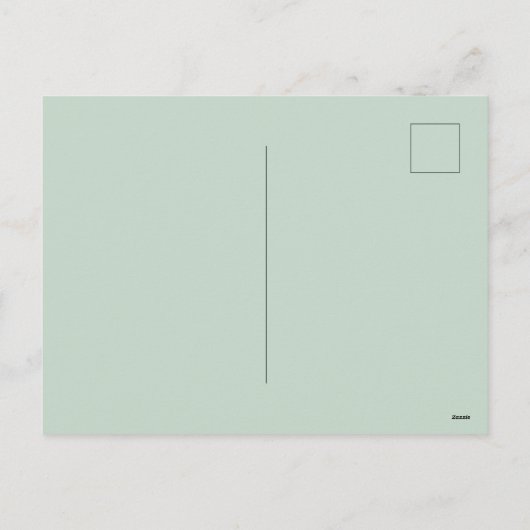 Merry kerst Frosty Evergreen Feestdagenkaart (Achterkant)