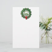 Merry kerst Garland Briefpapier (Staand voorkant)