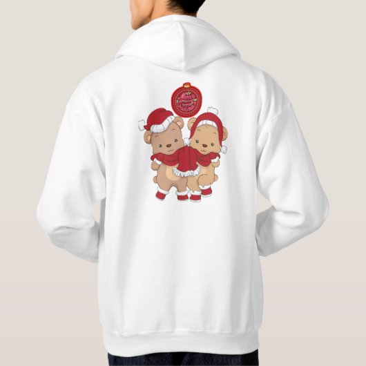 Merry kerst Geboste Sweatshirt (Achterkant)