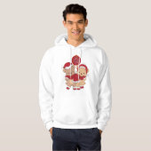Merry kerst Geboste Sweatshirt (Voorkant volledig)