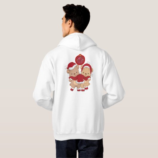 Merry kerst Geboste Sweatshirt (Achterkant volledig)