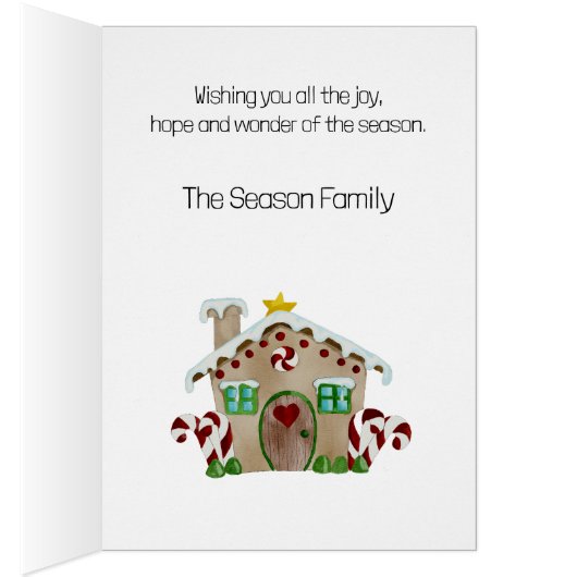 Merry kerst Gingerbrood (Binnen (Rechts))