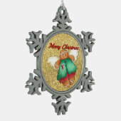 Merry kerst Gingerbrood Angel Ornament (Links)
