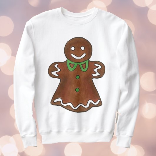 Merry kerst Gingerbrood Cookie Ugly Sweater