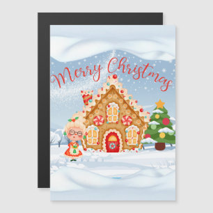 Merry kerst Gingerbrood House