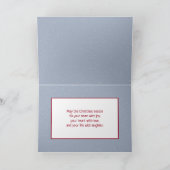 Merry kerst Gingerbrood House Feestdagen Kaart (Binnen)