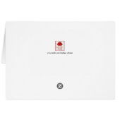 Merry kerst Gingerbrood Man (Achterkant Horizontaal)