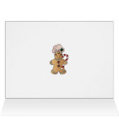 Merry kerst Gingerbrood Man (Binnen Horizontaal (Boven))