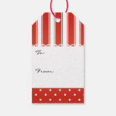 Merry kerst Gingerbrood Man Cadeaulabel (Achterkant)